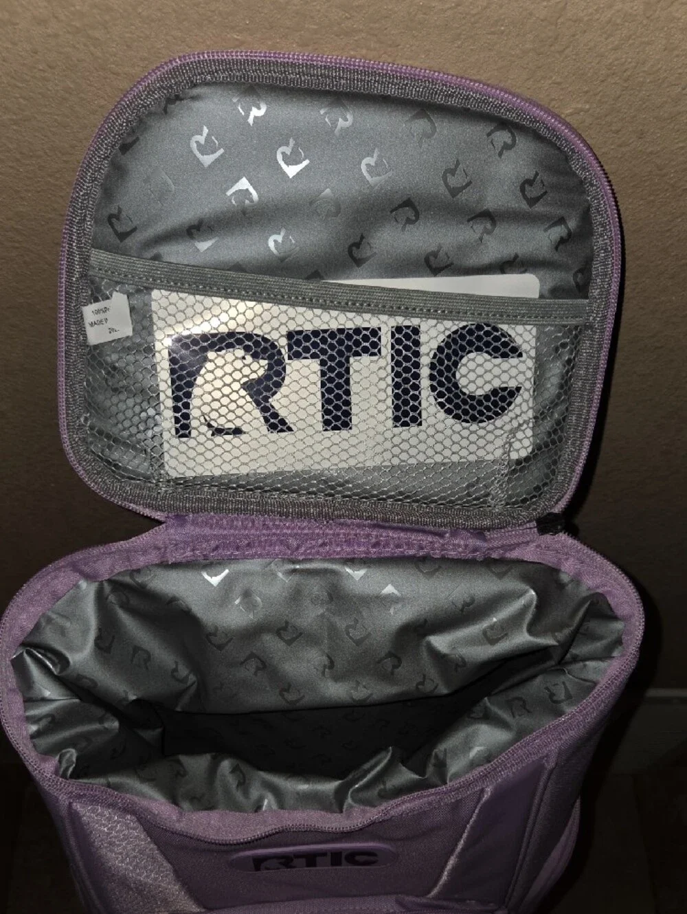 Lavender Cooler Backpack - Insulated Lunch & Drink Carrier